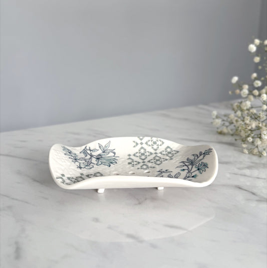 Azalea Porcelain Soap Dish