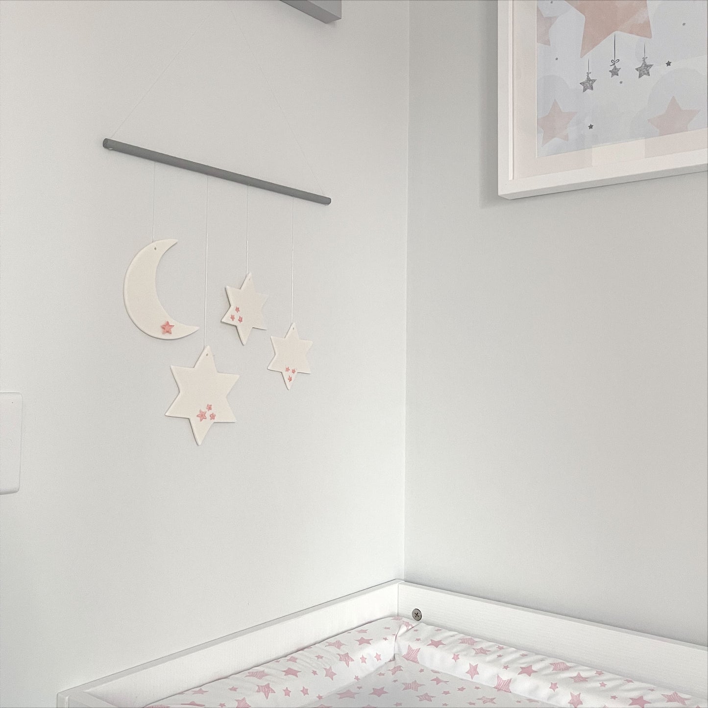 Stars & Moon Mobile - Blue