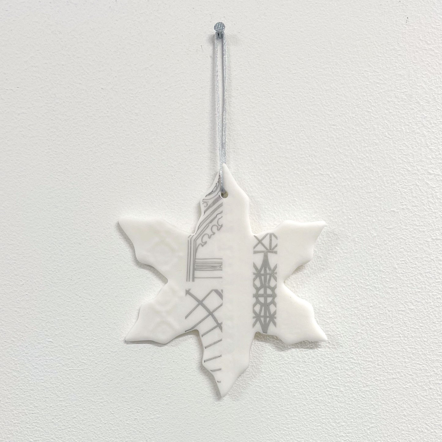 Handmade Architecture Snowflake Decoration