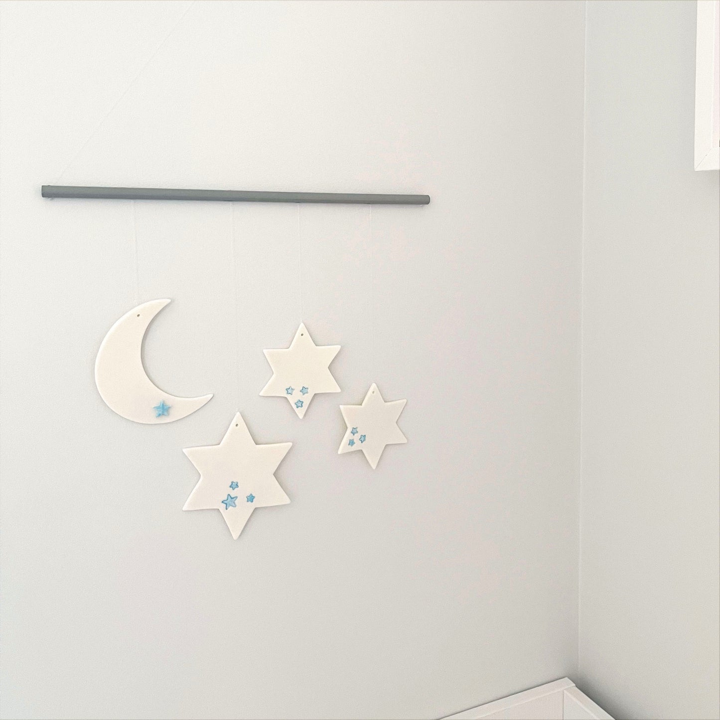 Stars & Moon Mobile - Blue