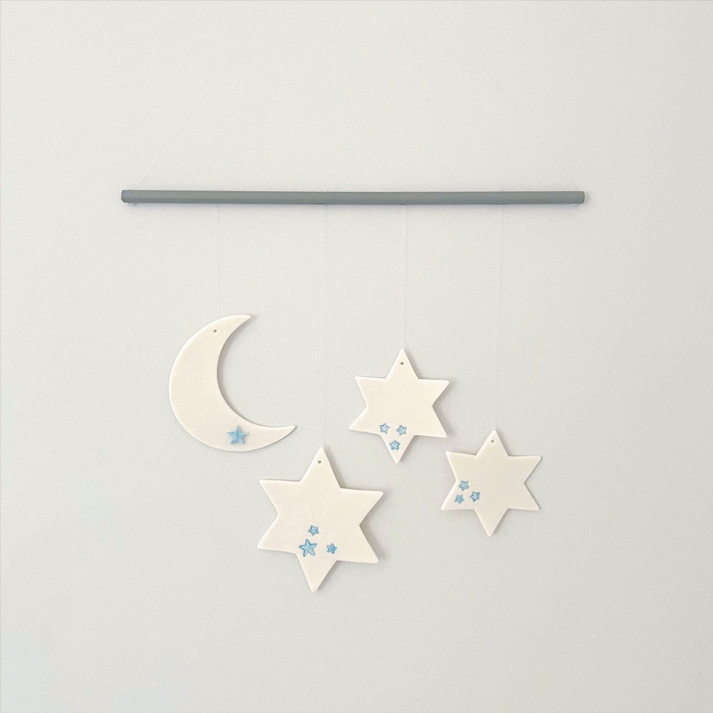 Stars & Moon Mobile - Blue