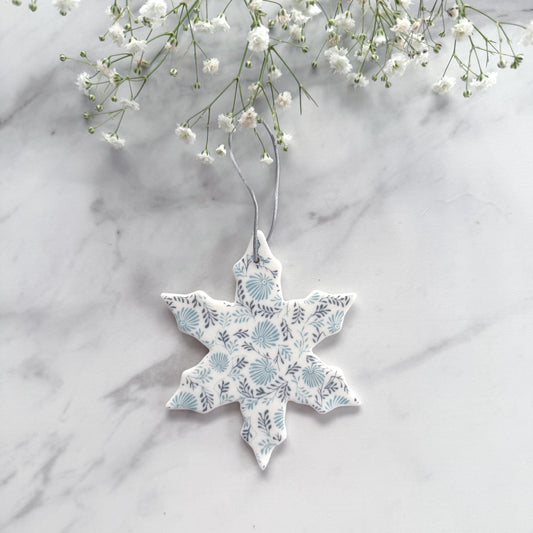 Handmade Daisy Snowflake Decoration