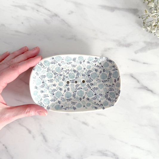 Daisy Porcelain Soap Dish