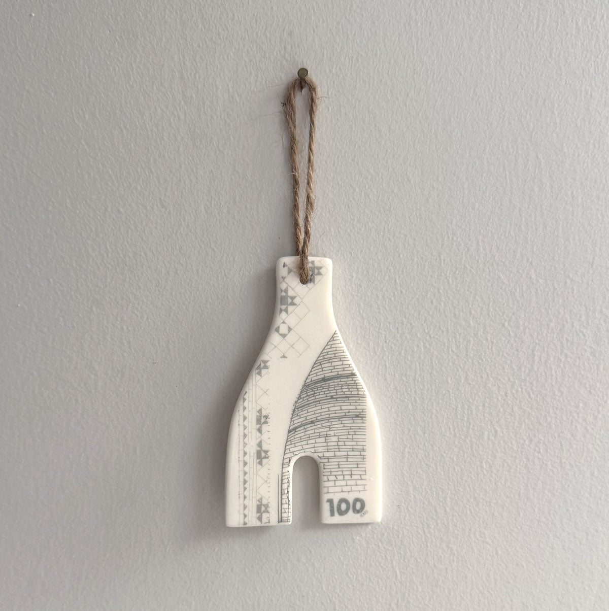 Handmade Bottle Kiln Decoration - 100 Years, Stoke-on-Trent Centenary