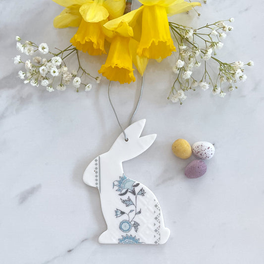 Handmade Jasmine Bunny Decoration