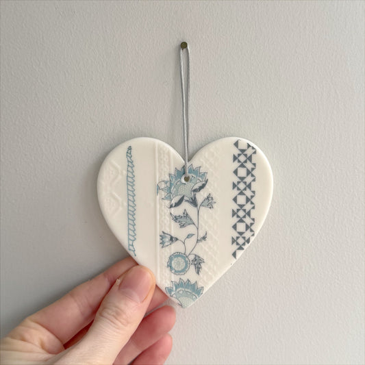 Handmade Jasmine Heart Decoration