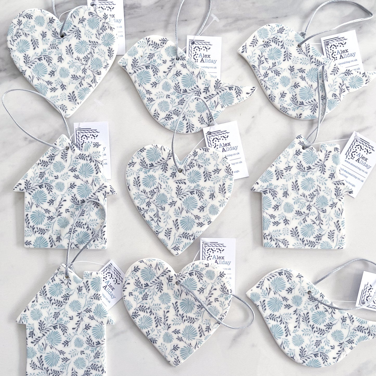 Handmade Daisy Heart Decoration
