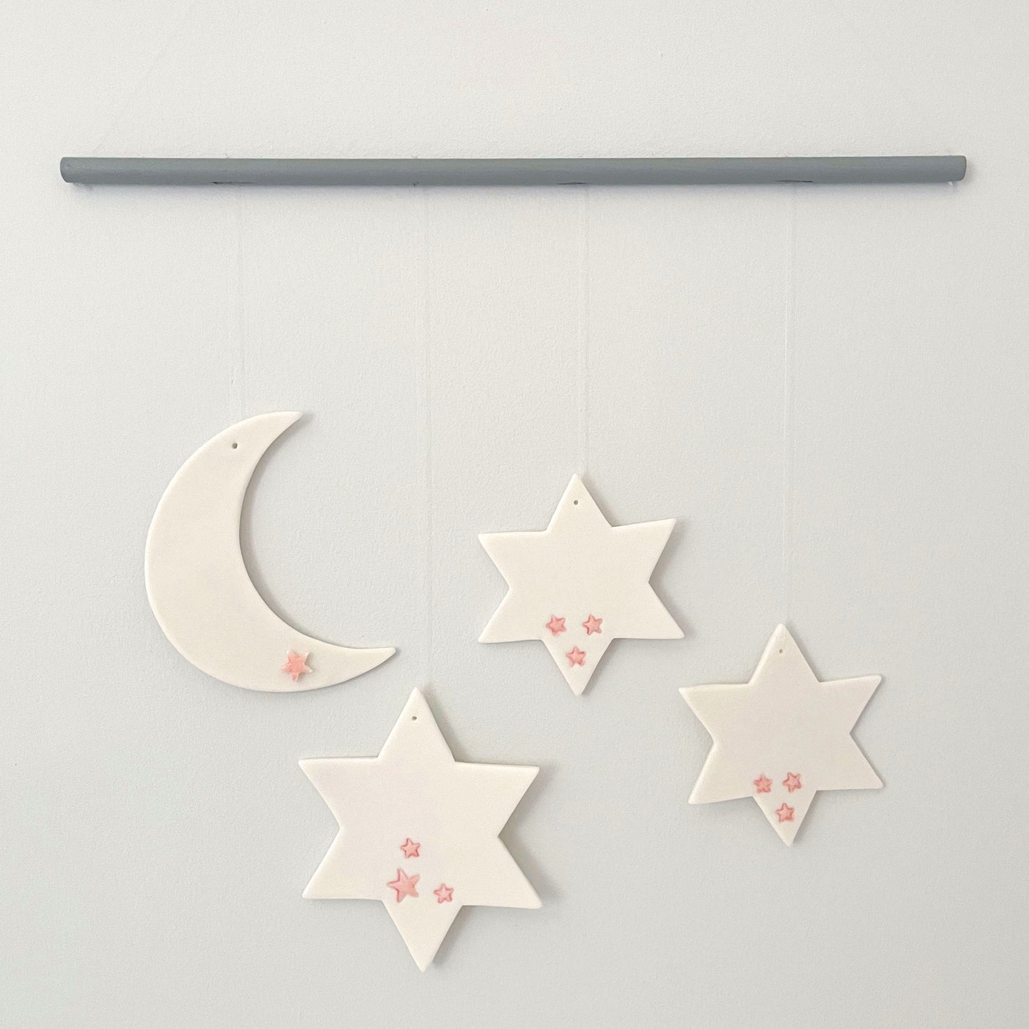 Stars & Moon Mobile - Pink