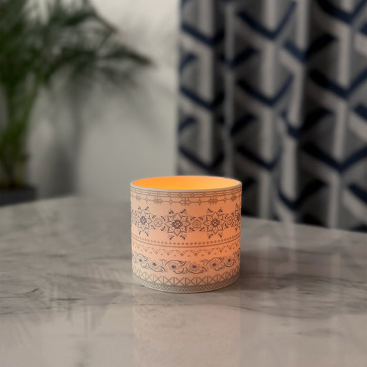 Safflower Planter Pot/ Tealight Holder