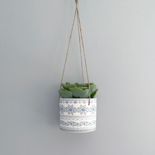 Large Hanging Planter Pot - Safflower