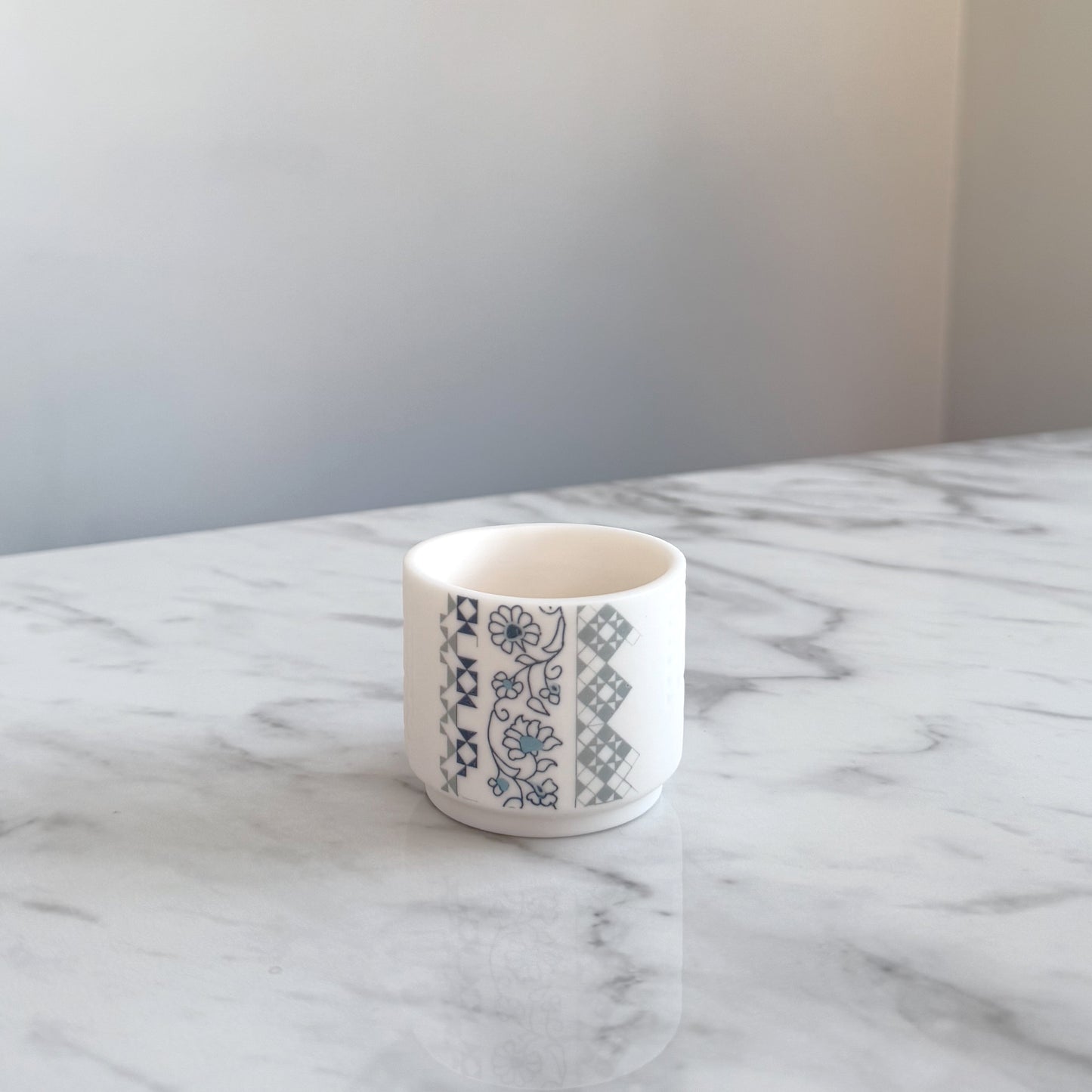 Small Etched Fusion Tealight Holder - Jasmine