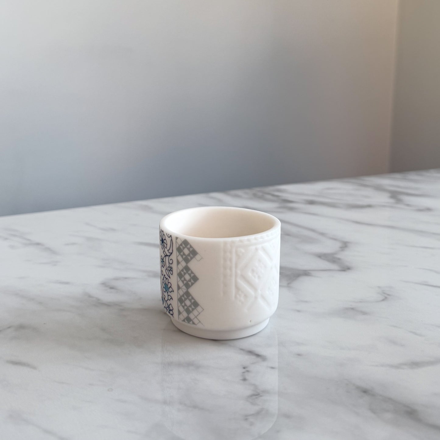 Small Etched Fusion Tealight Holder - Jasmine