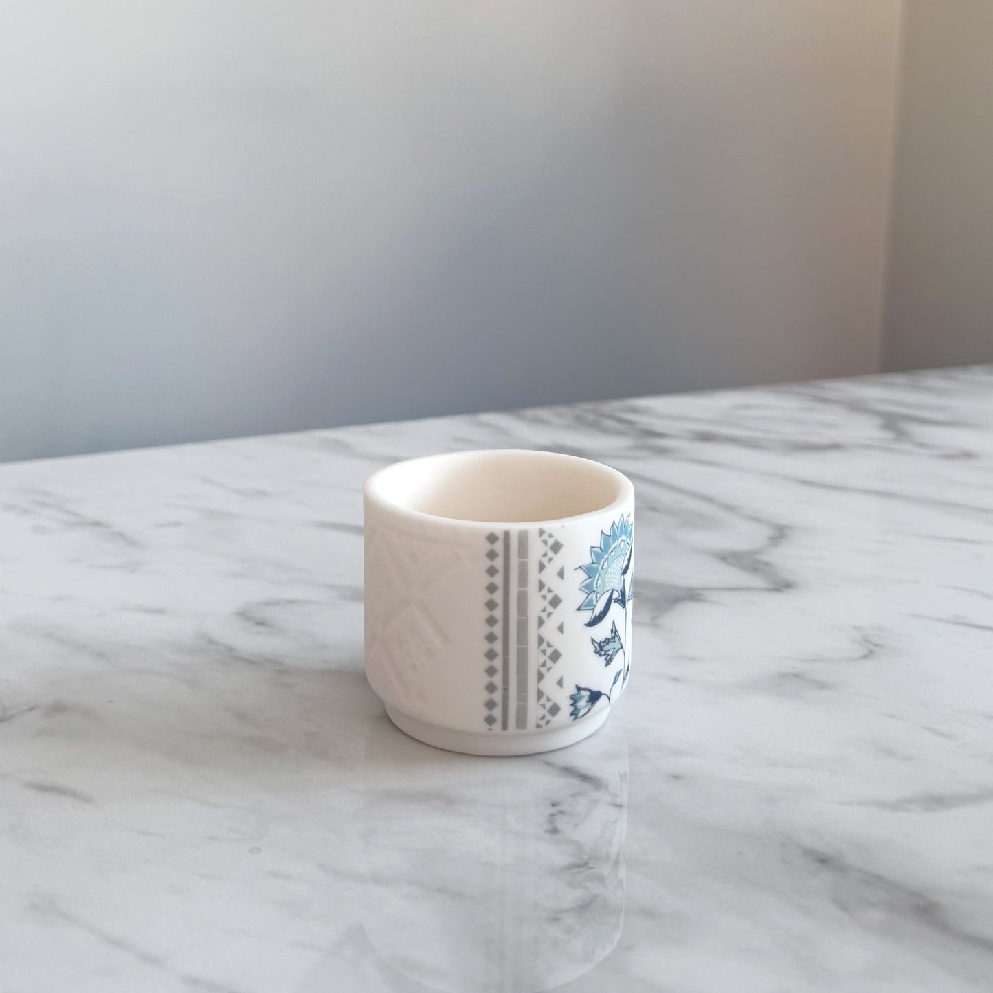 Small Etched Fusion Tealight Holder - Jasmine
