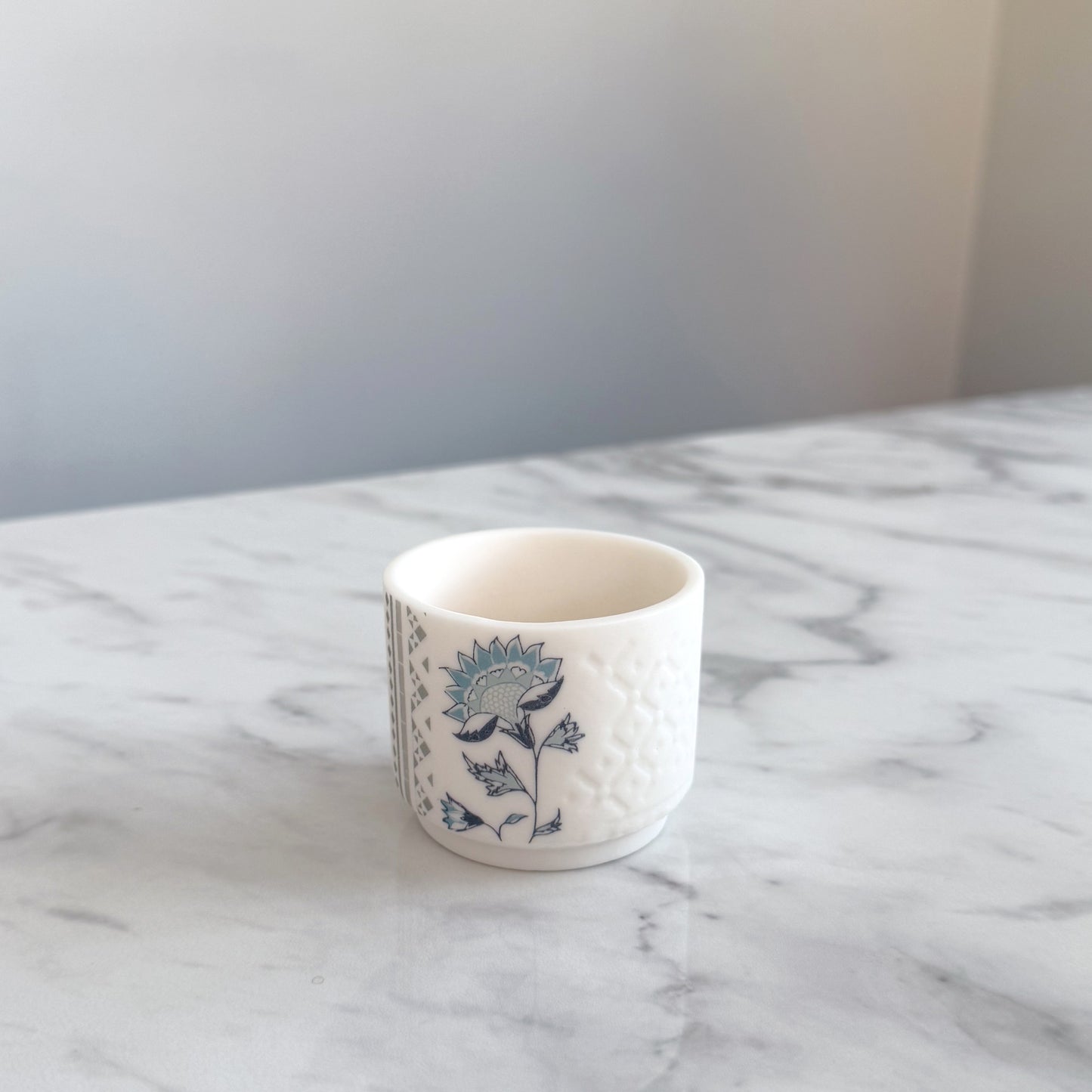 Small Etched Fusion Tealight Holder - Jasmine