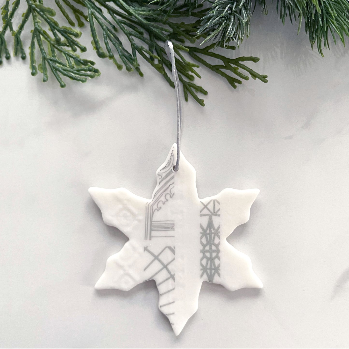 Handmade Architecture Snowflake Decoration