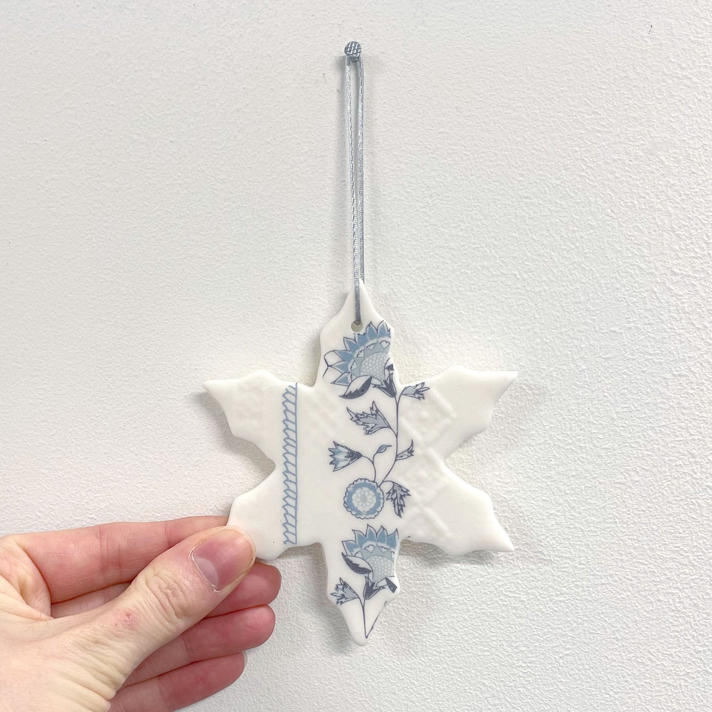 Handmade Jasmine Snowflake Decoration