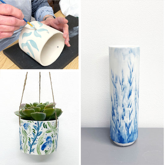 Decorate Your Own Stem Vase/ Planter Pot Workshop