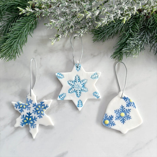 Porcelain Christmas Decoration & Garland Workshop