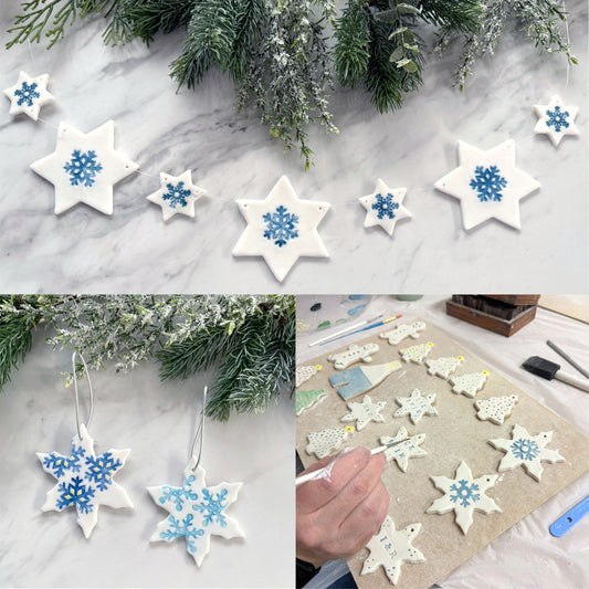 Porcelain Christmas Decoration & Garland Workshop