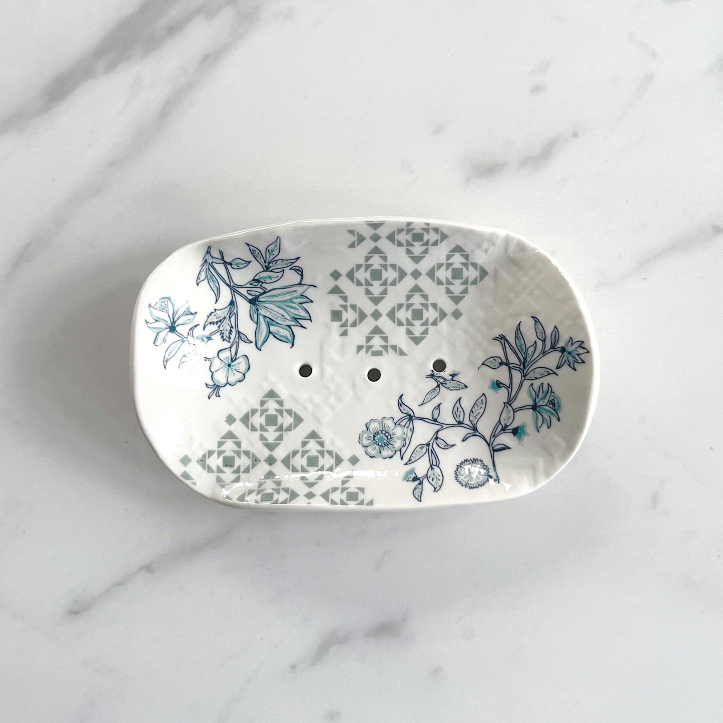 Azalea Porcelain Soap Dish