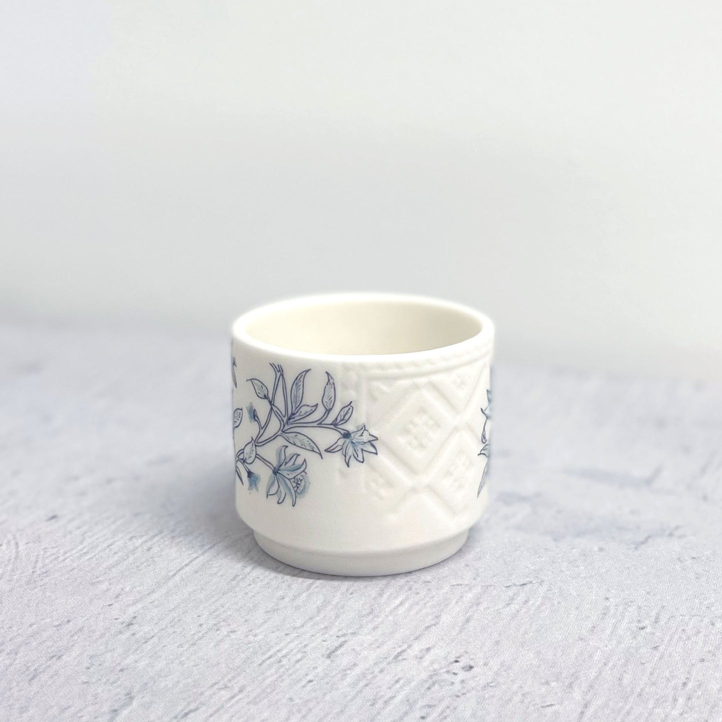 Small Etched Fusion Tealight Holder - Azalea