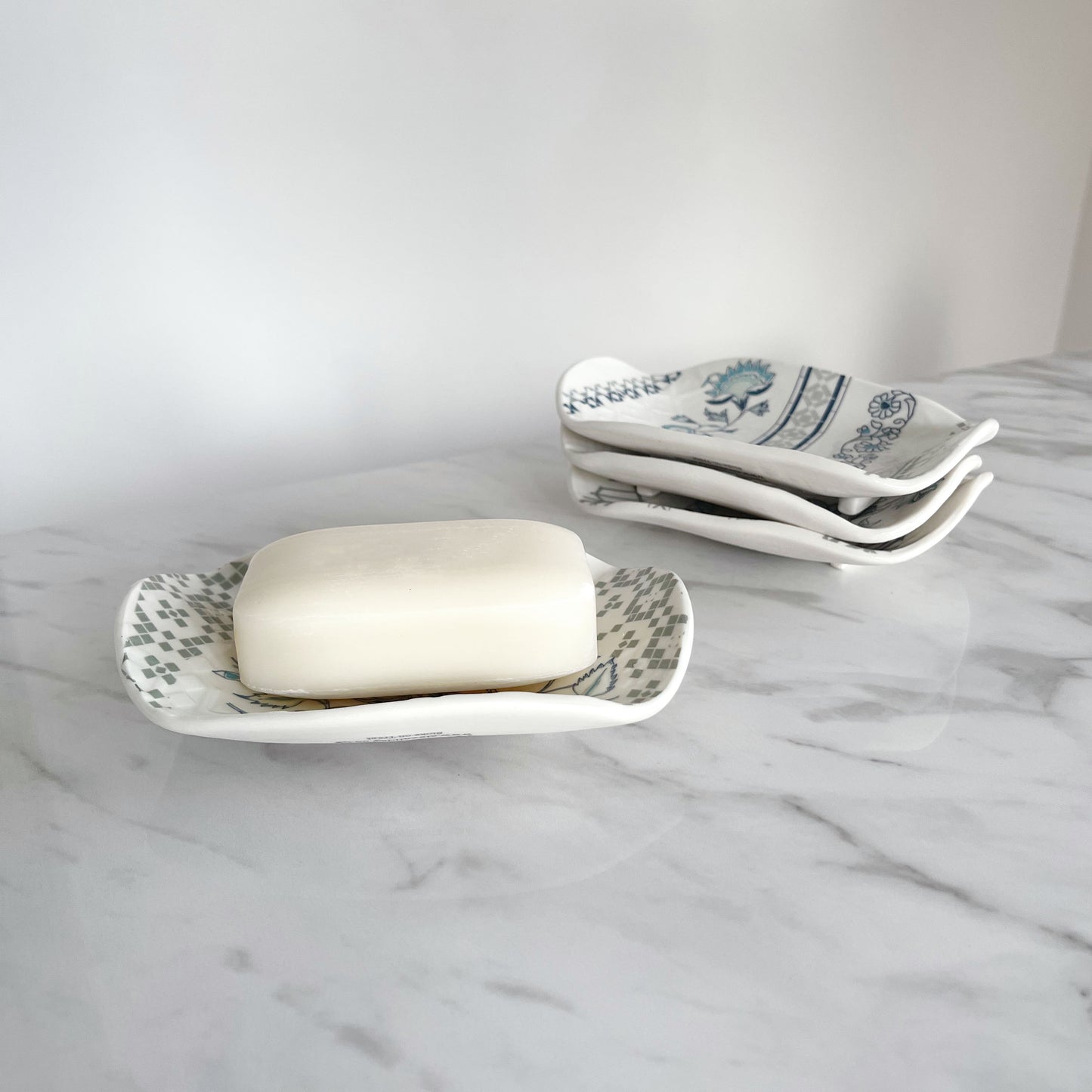 Azalea Porcelain Soap Dish