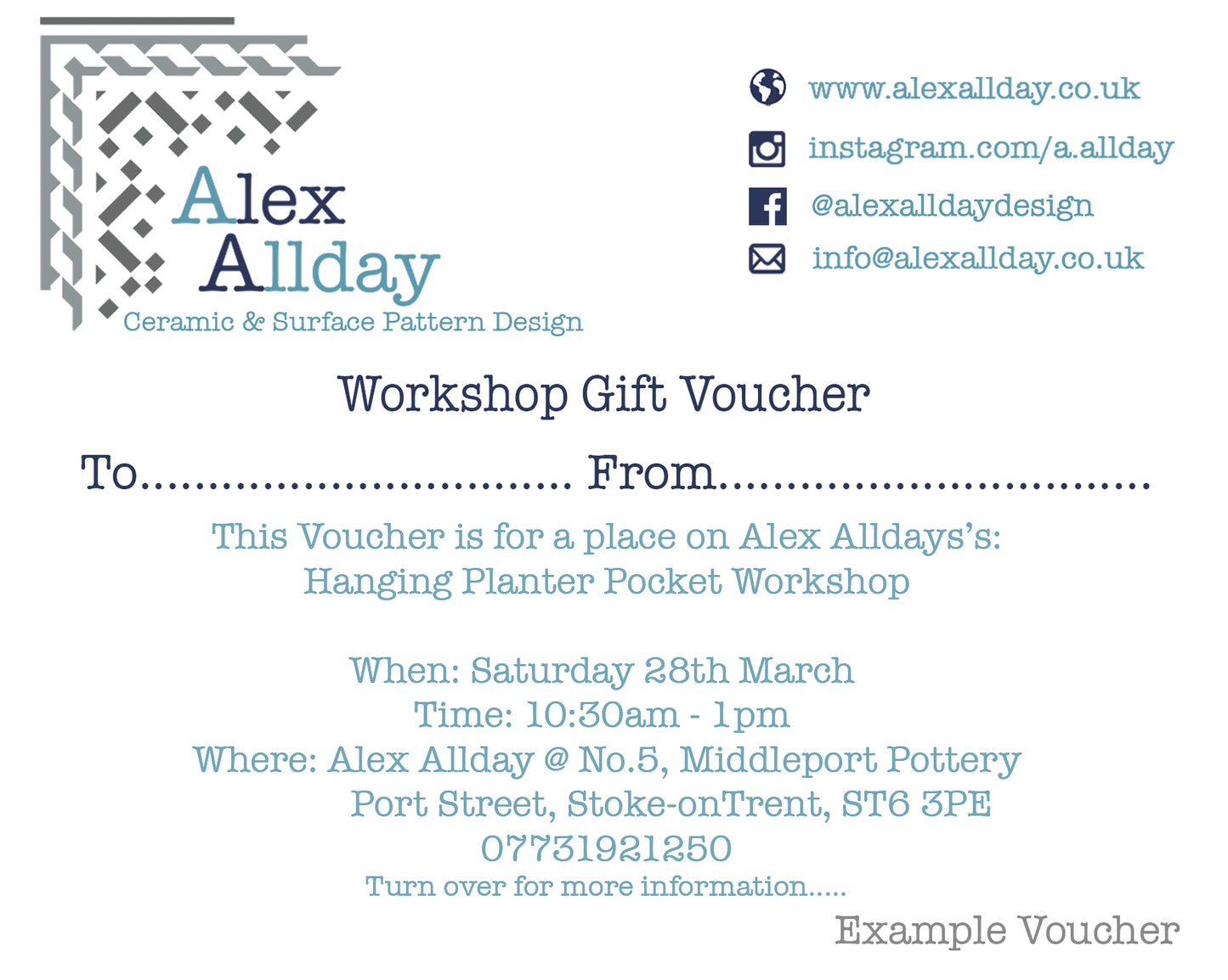 Porcelain Coaster and Trinket Dish Workshop