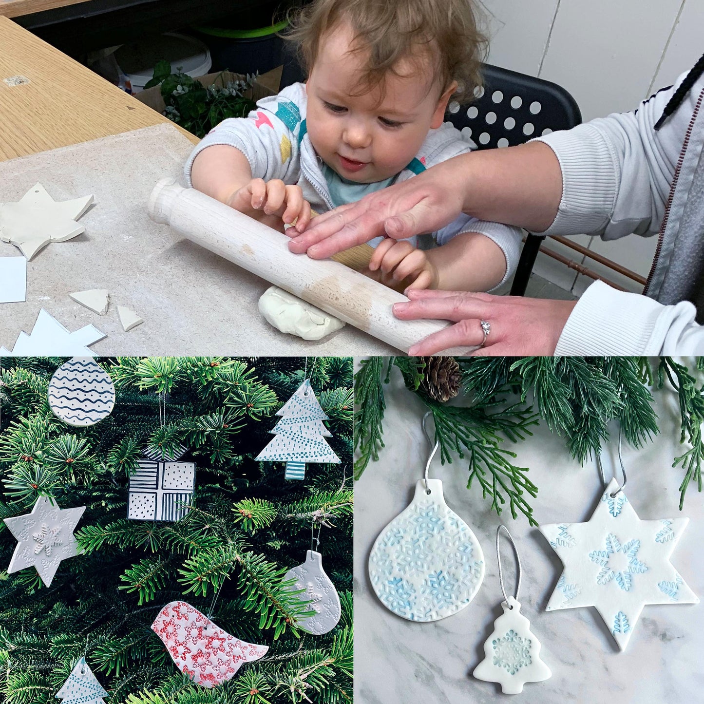 Family Christmas Workshop - Porcelain Decorations