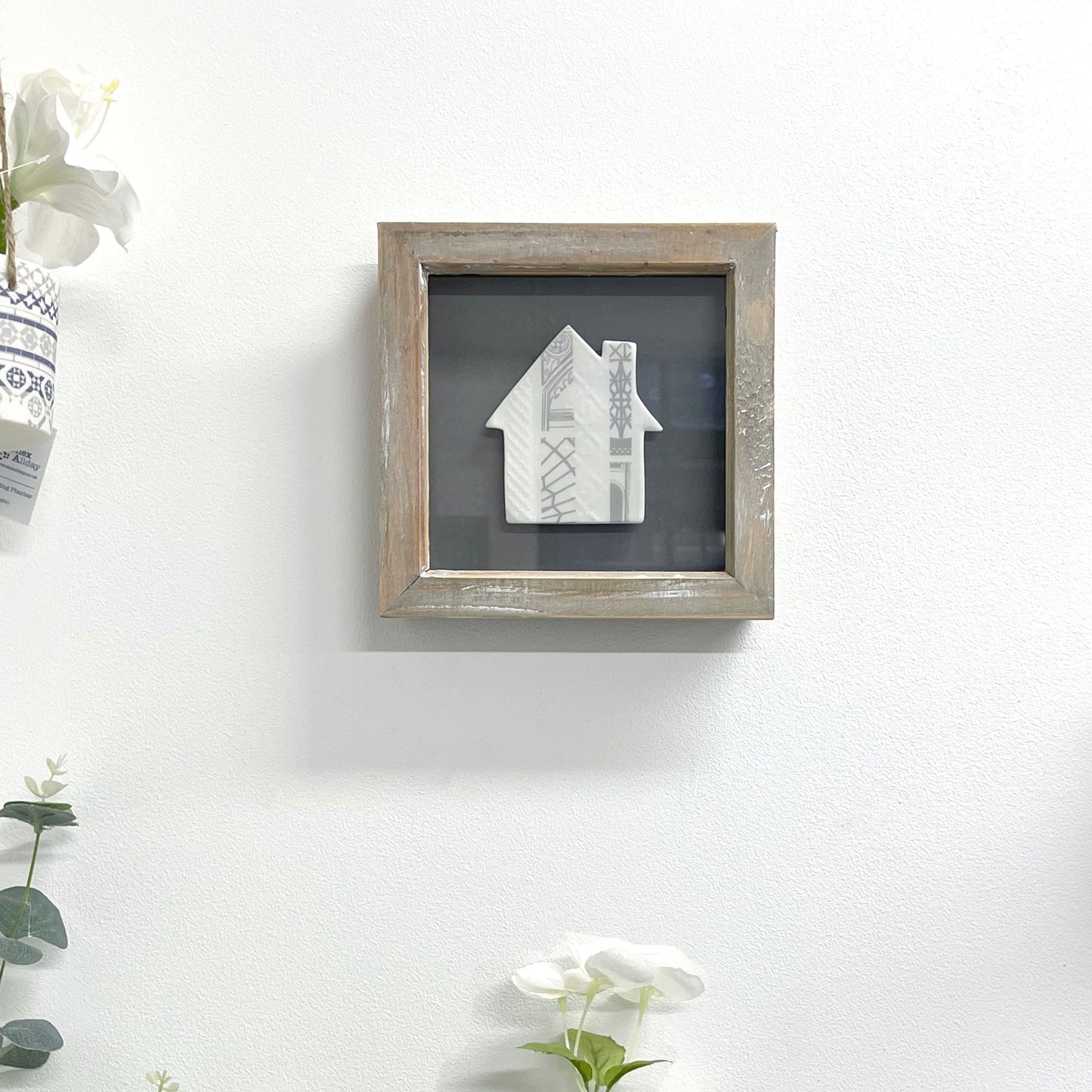 Framed Porcelain House