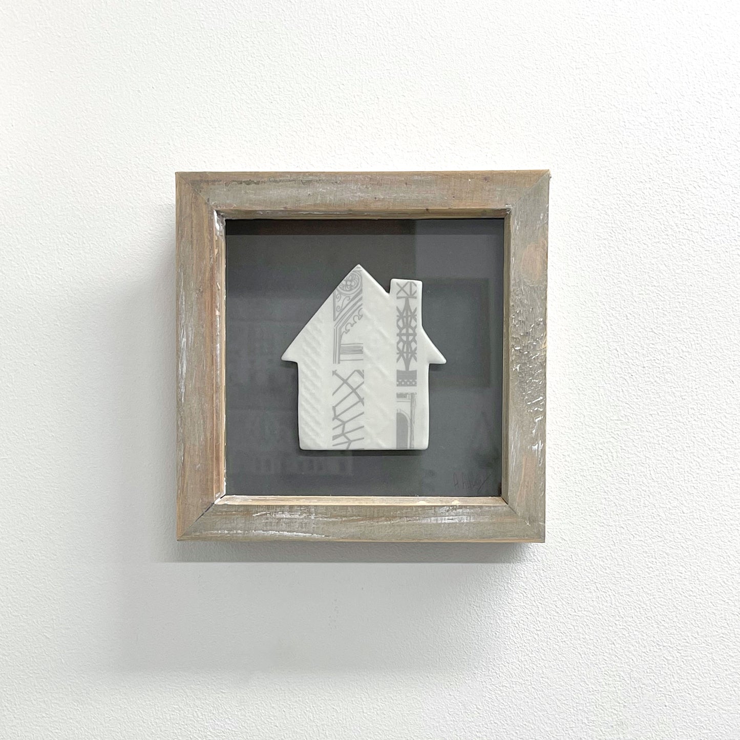 Framed Porcelain House