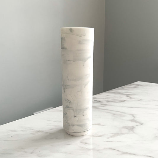 Grey Wash Stem Vase