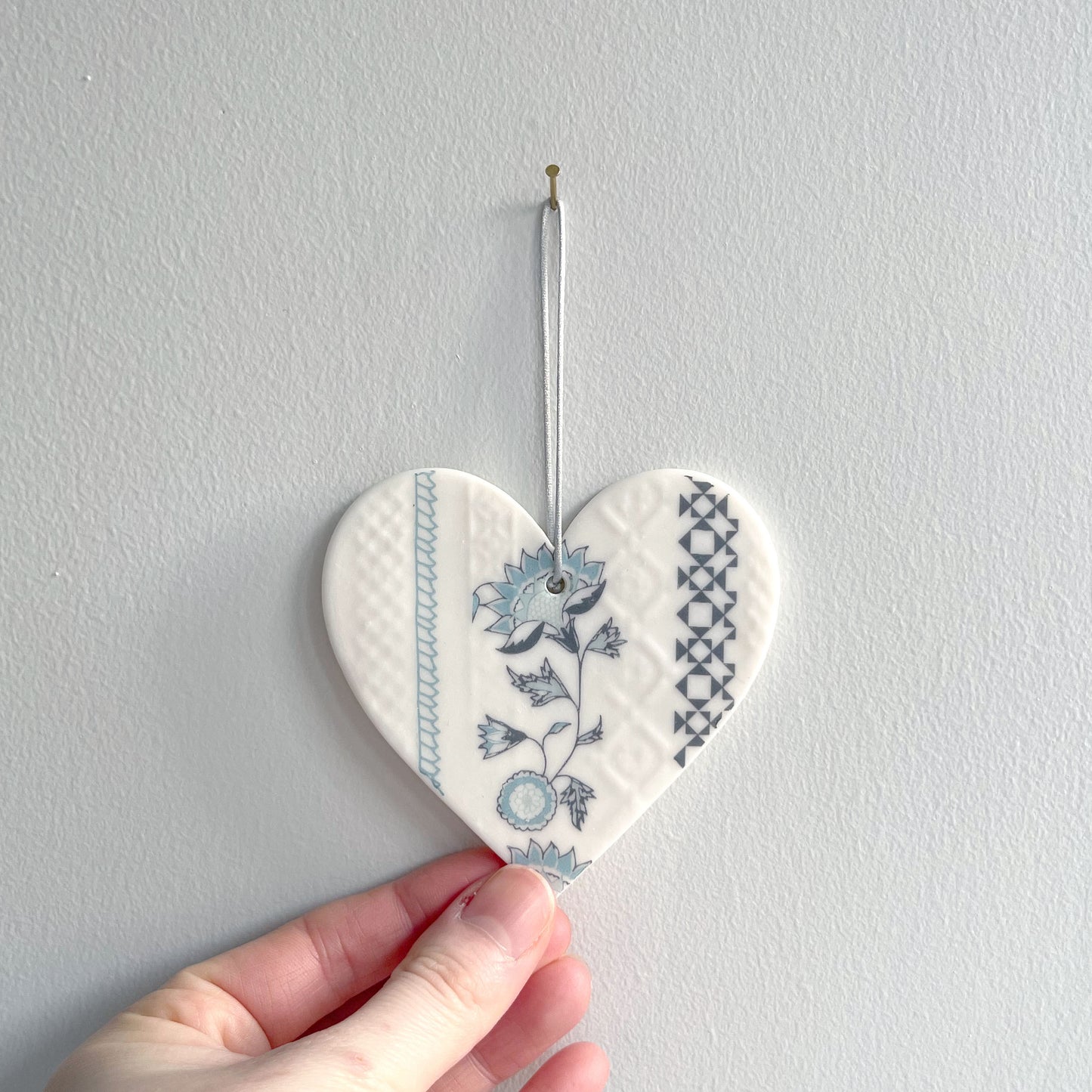 Handmade Jasmine Heart Decoration