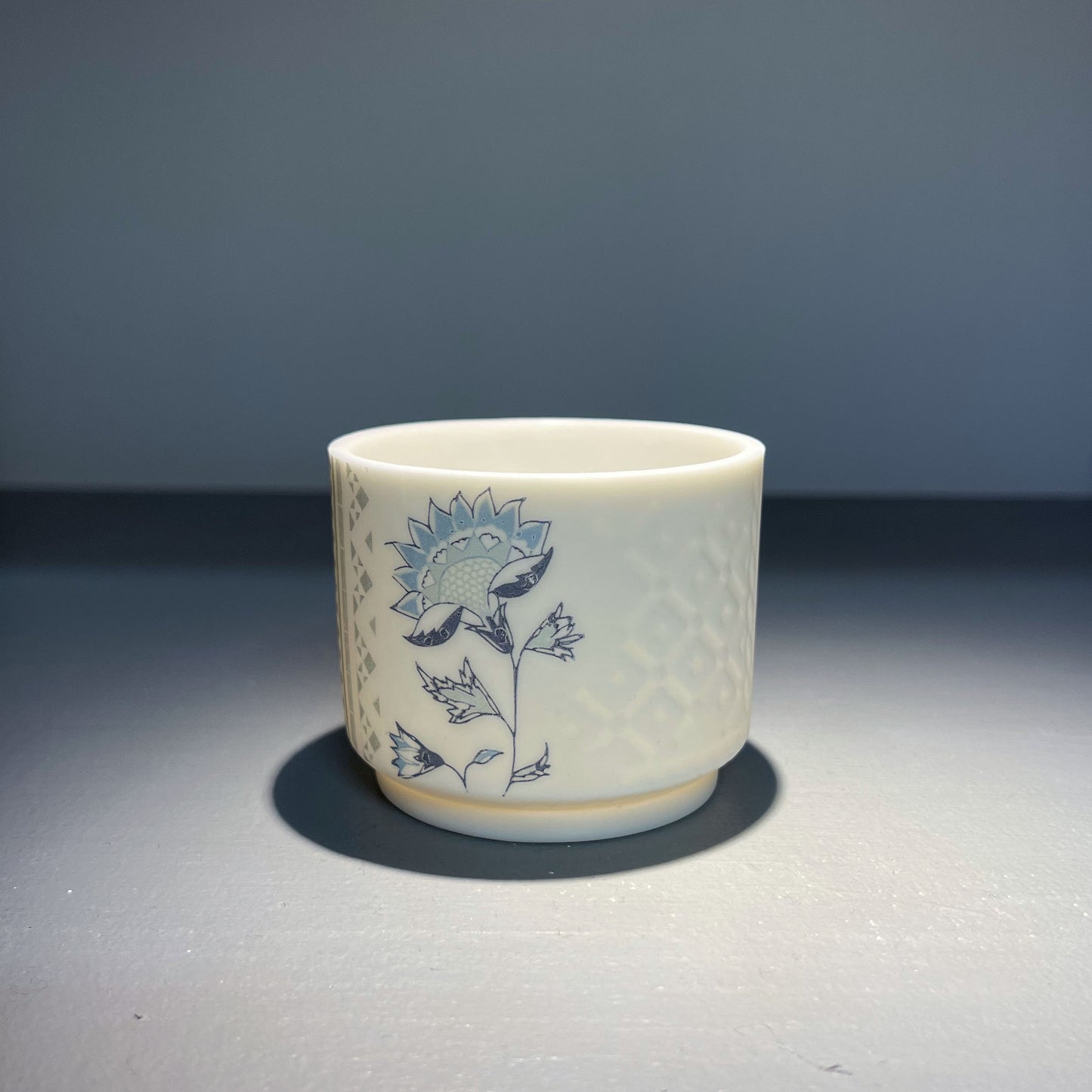 Small Etched Fusion Tealight Holder - Jasmine