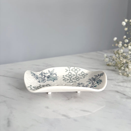Azalea Porcelain Soap Dish