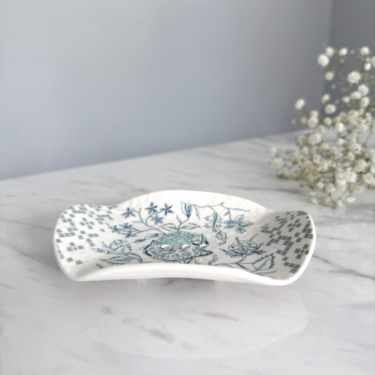 Peony Porcelain Soap Dish