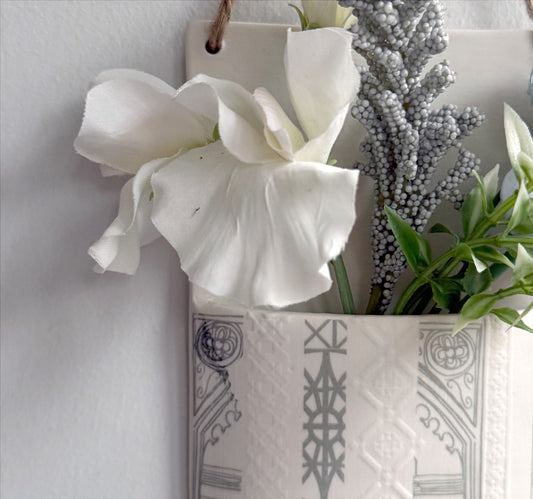 Wall Hanging Pocket Planter - Architecture Design
