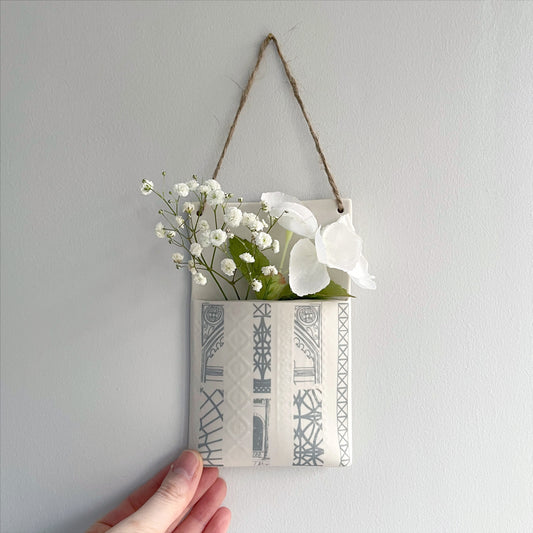 Wall Hanging Pocket Planter - Architecture Design