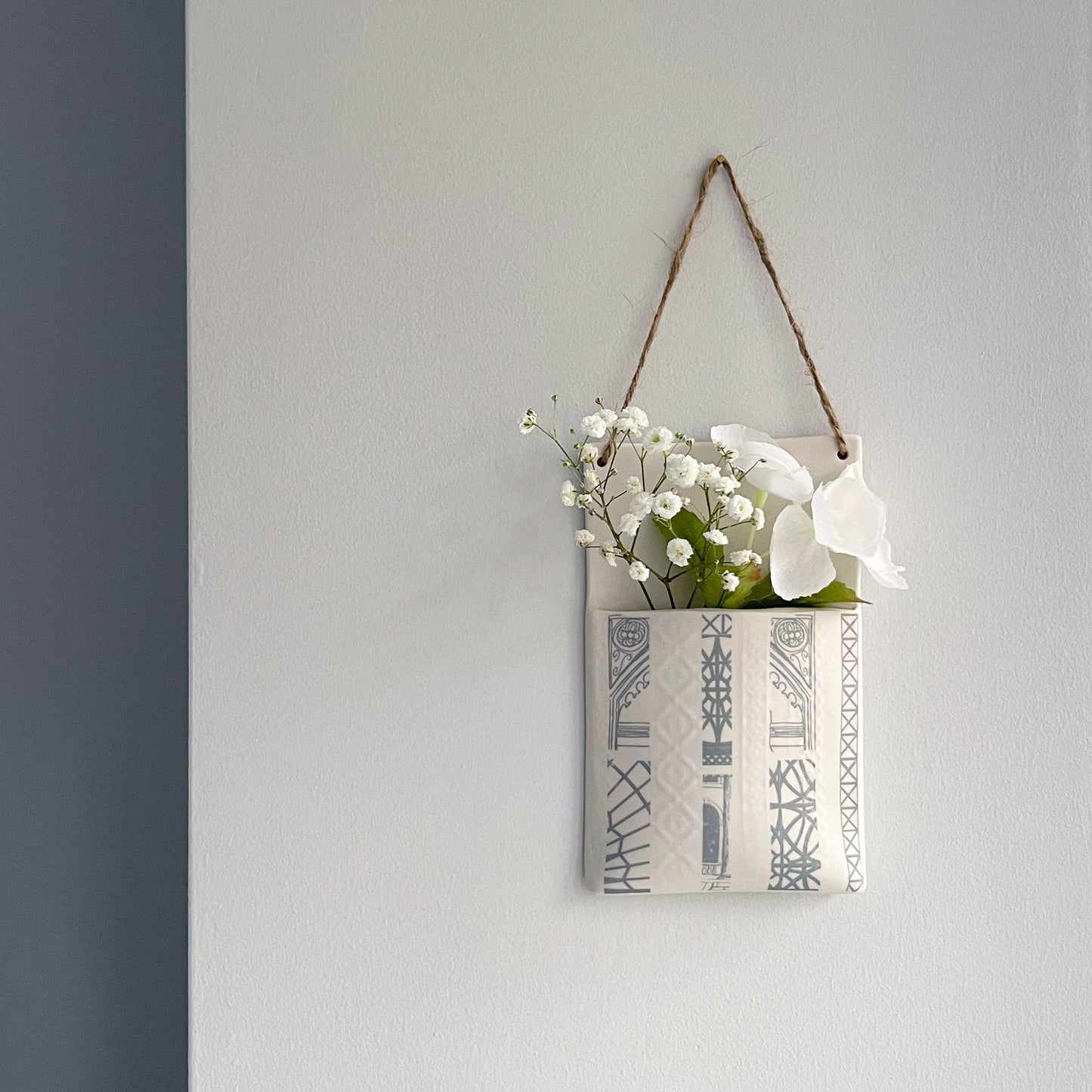 Wall Hanging Pocket Planter - Architecture Design