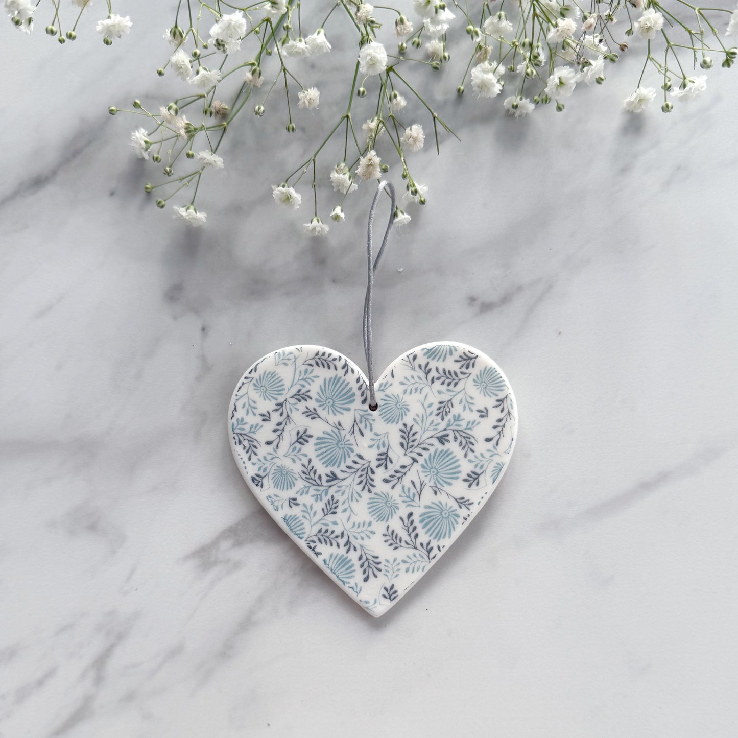 Handmade Daisy Heart Decoration