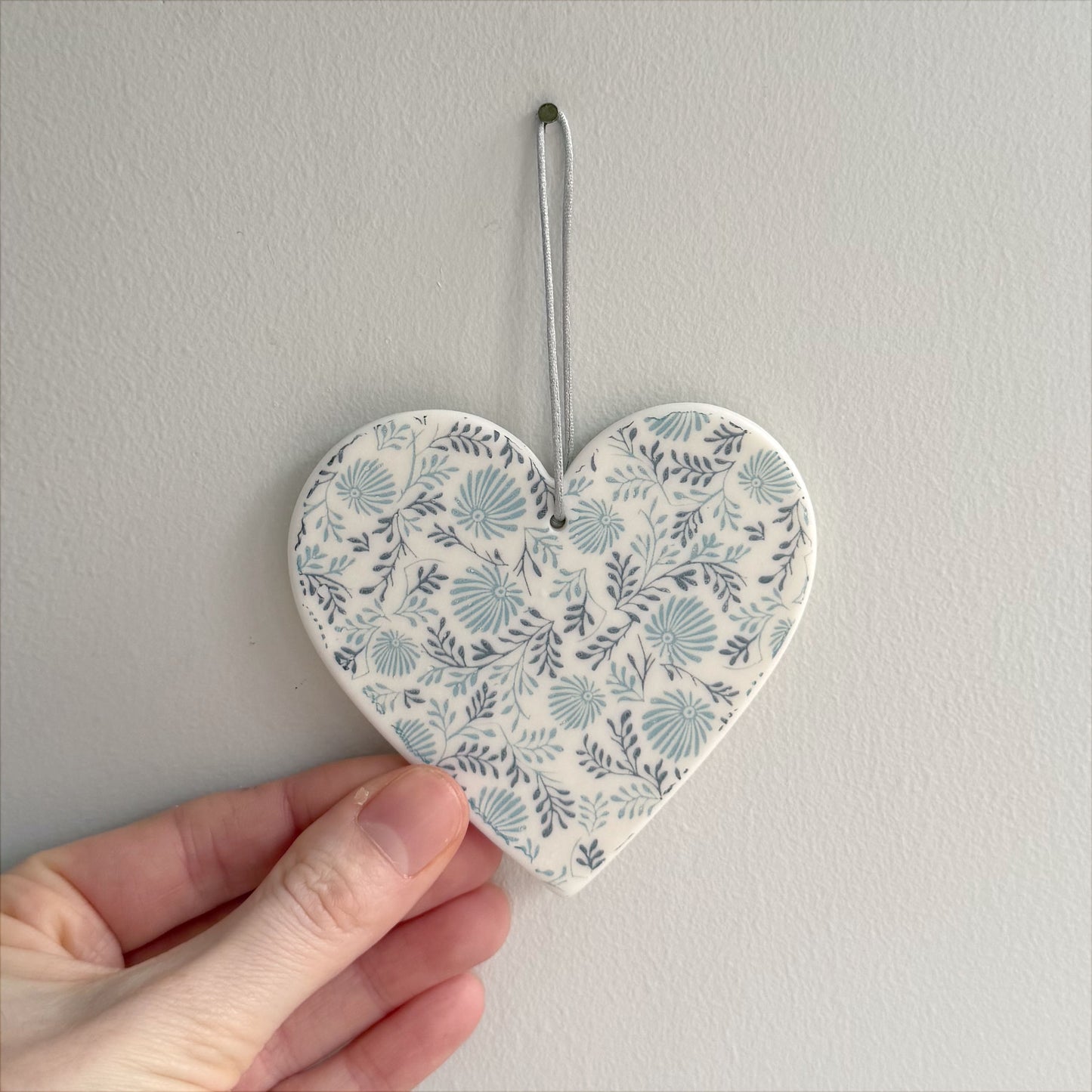 Handmade Daisy Heart Decoration