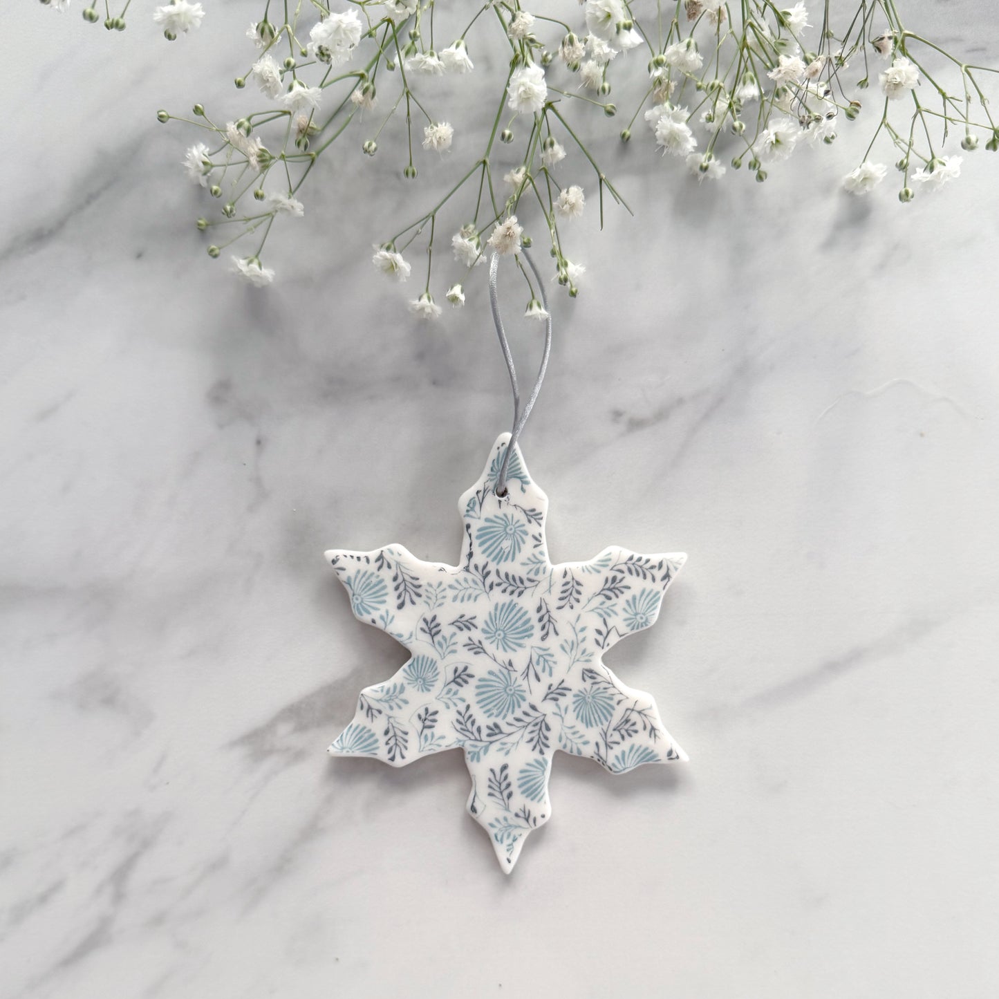 Handmade Daisy Snowflake Decoration 3