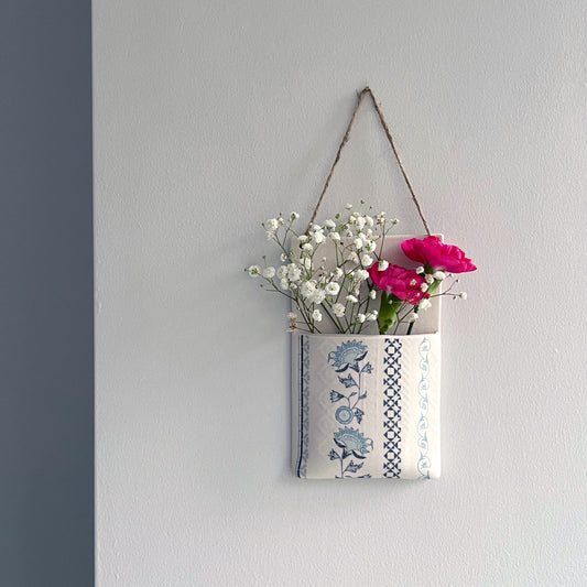 Wall Hanging Pocket Planter - Design 2