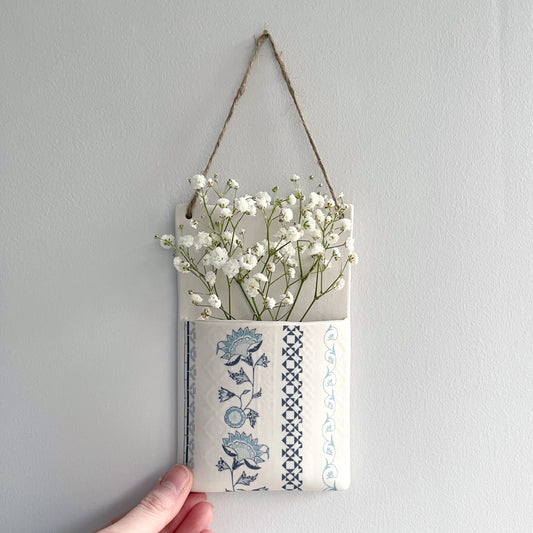 Wall Hanging Pocket Planter - Design 2