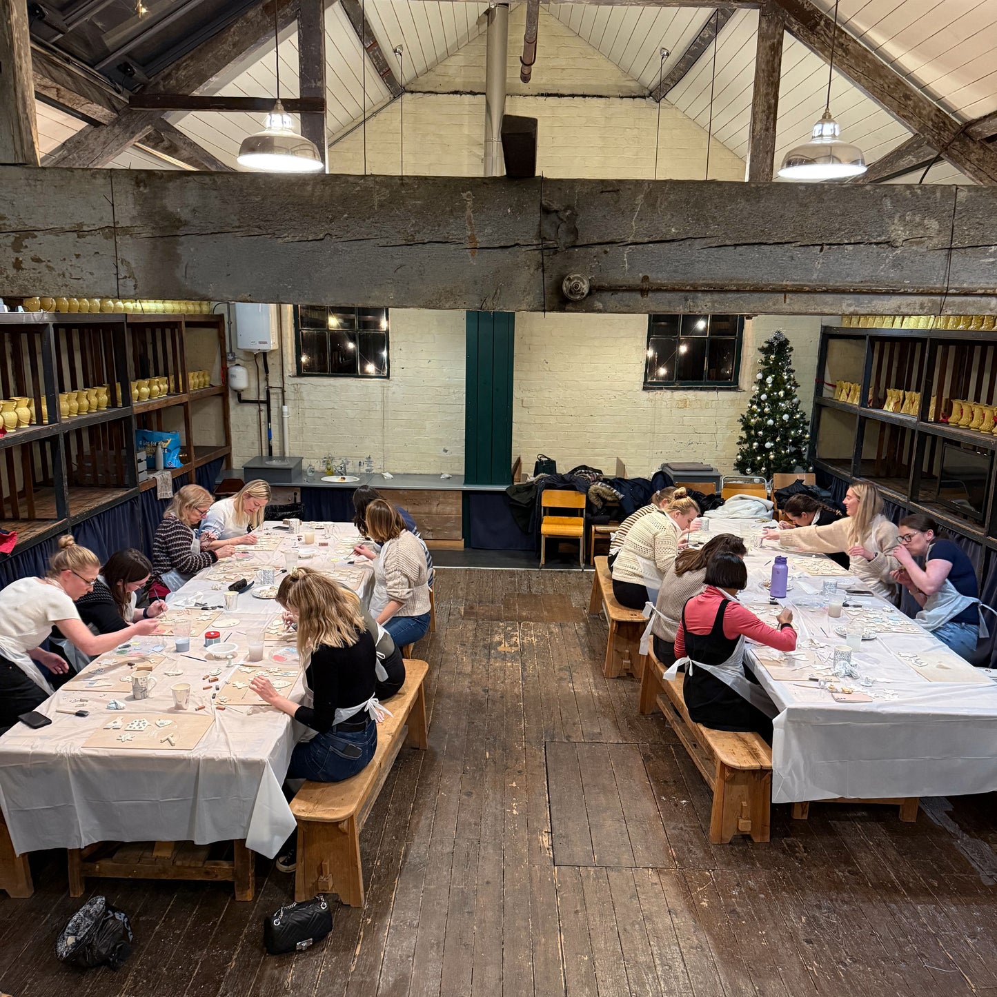 Porcelain Christmas Decoration & Garland Workshop