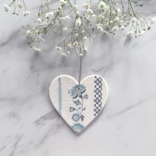 Handmade Jasmine Heart Decoration