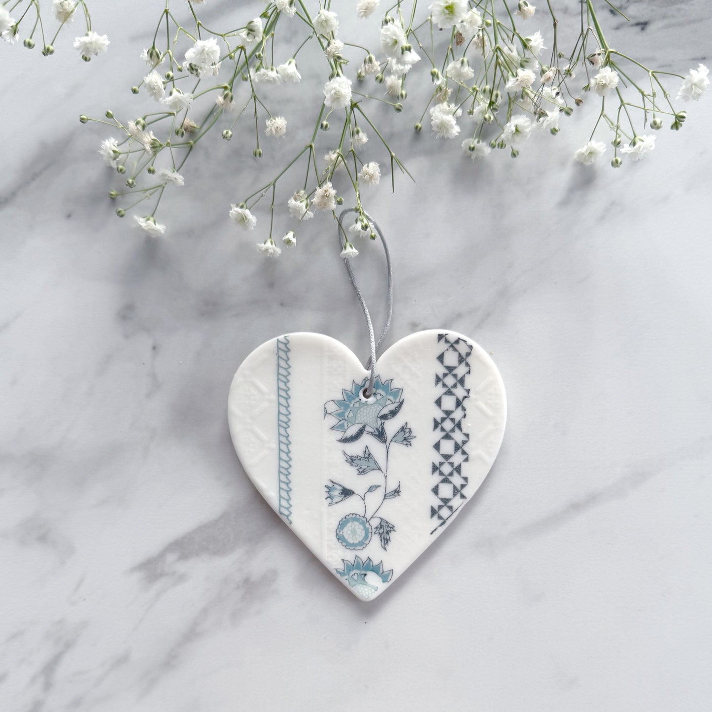 Handmade Jasmine Heart Decoration 2