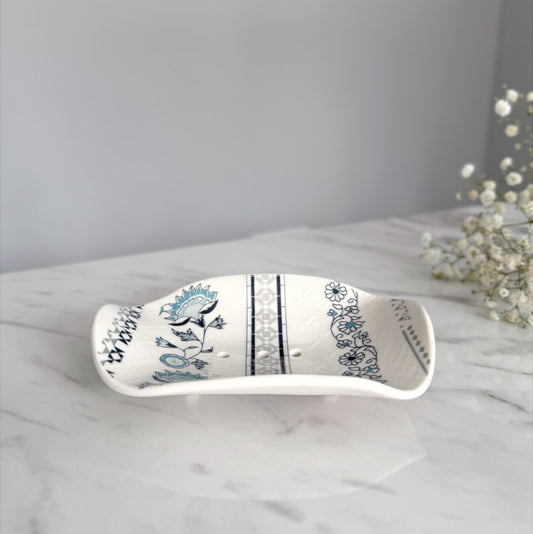 Jasmine Porcelain Soap Dish