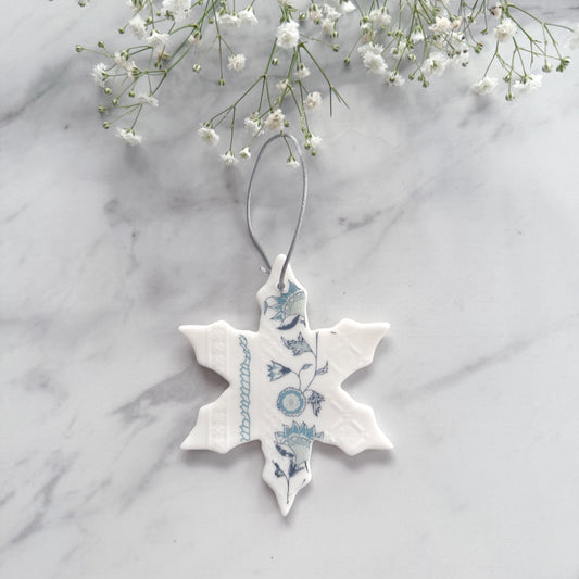 Handmade Jasmine Snowflake Decoration