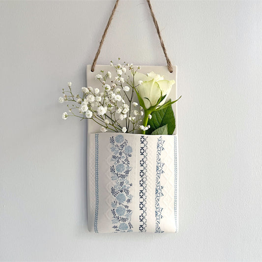 Large Wall Hanging Pocket Planter - Fusion Design 1