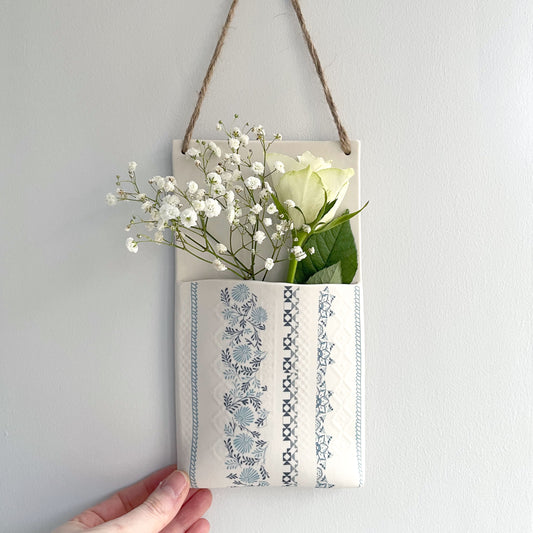 Large Wall Hanging Pocket Planter - Fusion Design 1